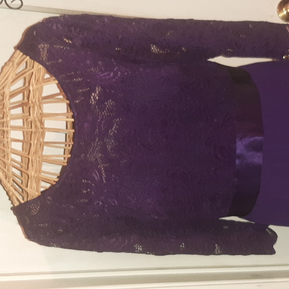 Formal deep purple Ever Pretty gown/ dress size 14. NWT